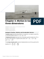 C3. Motion in Two or Three Dimensions