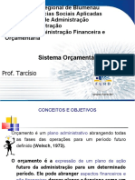 Sistema orçamentário na administração financeira