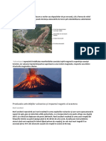 Alunecare de Teren: Produsele Activităţilor Vulcanice Şi Impactul Negativ Al Acestora