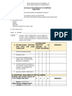 DMSF Chest Pain Assessment Checklist