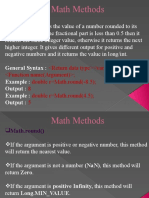 Math Methods-Round