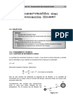 Conservación momento lineal choques