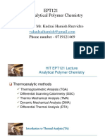 Thermo Analytical Analysis