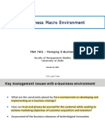 E-Business Macro Environment - Oct 06