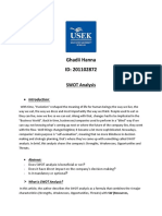 SWOT Analysis PDF