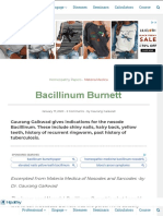 Bacillinum Burnett