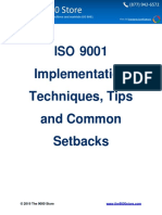 2. ISO 9001 Implementation Tips & Techniques