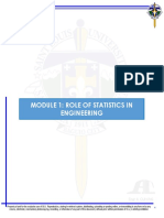 (1.0) EnggMath3 Module 1 - Role of Statistics in Engineering PDF