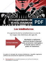 SURGIMIENTO DE LOS TOTALITARISMOS
