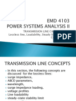 2 - Transmission Line Analysis - Part 3 - Lossless, Loadability, Etc