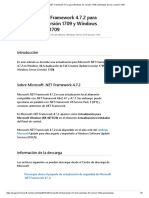 Microsoft .NET Framework 4.7.2 para Windows 10, versión 1709 y Windows Server, versión 1709