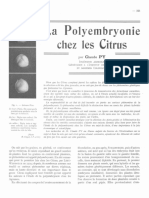 La Polyembryonie Chez Les Citrus (Claude Py)