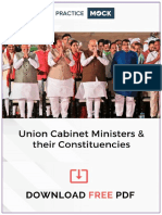 Union Cabinet Ministers: Their Constituencies