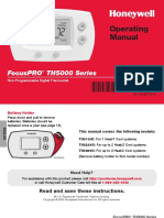 Operating Manual: Focuspro Th5000 Series
