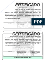 Certificado Trabalho em Altura NR 35 1