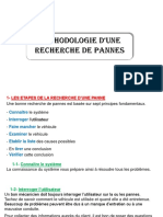 RECHERCHE DE PANNES - PPT