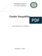 Gender Inequalities: Kamasi, Ampatuan Maguindanao