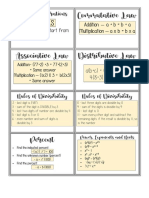 Order of Operations and Rules of Divisibility