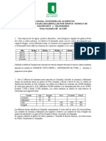 Quinto Taller Sobre Transportes y Trasbordo