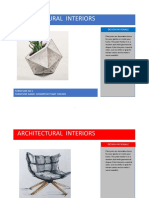 Architectural Interiors: Design Rationale