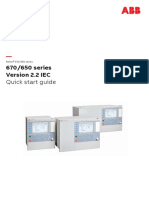 670/650 Series Version 2.2 IEC: Quick Start Guide