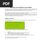 Random Access Files in C