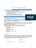 Lab 1 Introduction To Programing: 1.1 Objectives