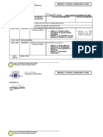 WEEKLY HOME LEARNING PLANFilipino 8 Ikatlong Linggo