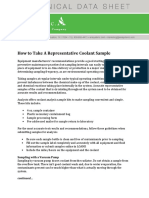 TDS How To Take A Representative Coolant Sample