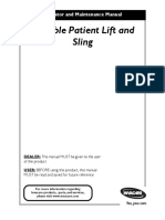 Portable Patient Lift and Sling: Owner's Operator and Maintenance Manual
