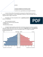 Structure and Characteristics of Population