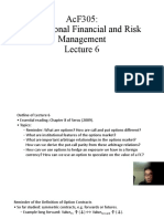 Acf305: International Financial and Risk Management