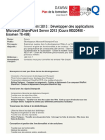 SharePoint2013_DevelopperdesapplicationsMicrosoftSharePointServer2013(CoursMS20488-Examen70-488)