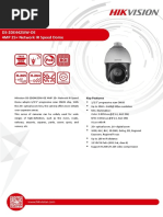 DS-2DE4425IW-DE 4MP 25× Network IR Speed Dome: Key Features