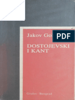 Dostojevski I Kant - Jakov Golosovker PDF