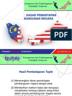 Minggu 13 Dasar Pemantapan Pembangunan Negara PDF