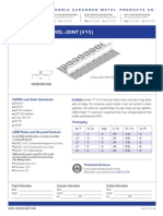 California Expanded Metal Products Co. Double V Control Joint