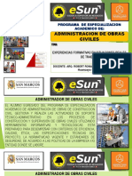 Administracion de Obras Civiles-Introduccion-Esun PDF