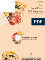 Free Local Food PPT Templates