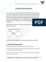 División Con Decimales PDF