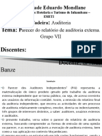 Slide de Auditoria