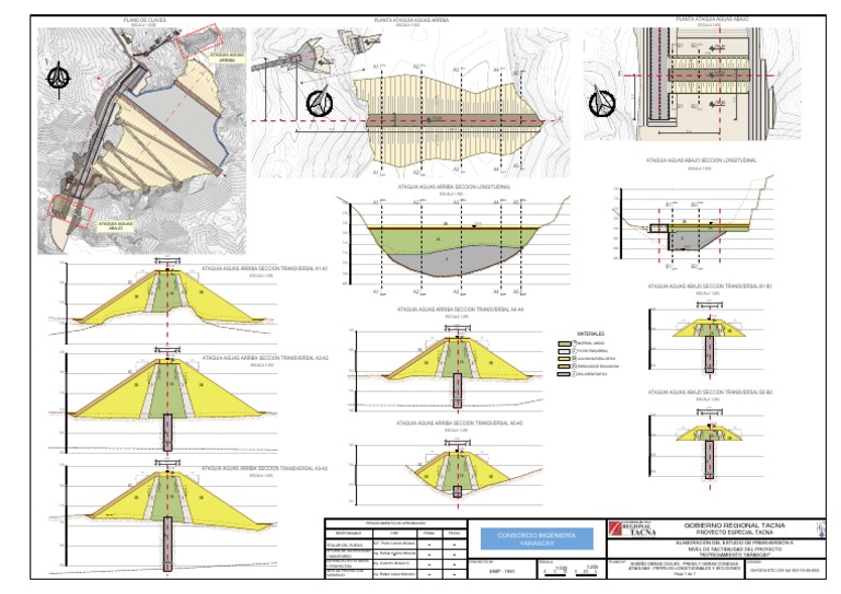 Proyecto Ataguia: Secciones y Planos | PDF