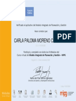 Carla Paloma Moreno Chaparro: Código: 76765578000