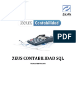 ZEUS CONTABILIDAD SQL. Manual de Usuario