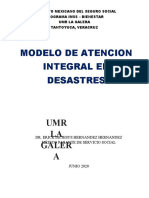 MODELO DE ATENCION INTEGRAL A DESASTRES 2020