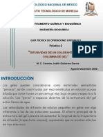 Práctica 2 Difusividad de Un Colorante PDF