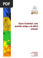 Saara Ocidental - uma questão antiga e de dificil solução