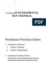 Analisis Fundamental Dan Teknikal