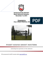 PSGH Black Diamond Cemetery Report