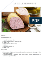 Recetas de Leberwurst